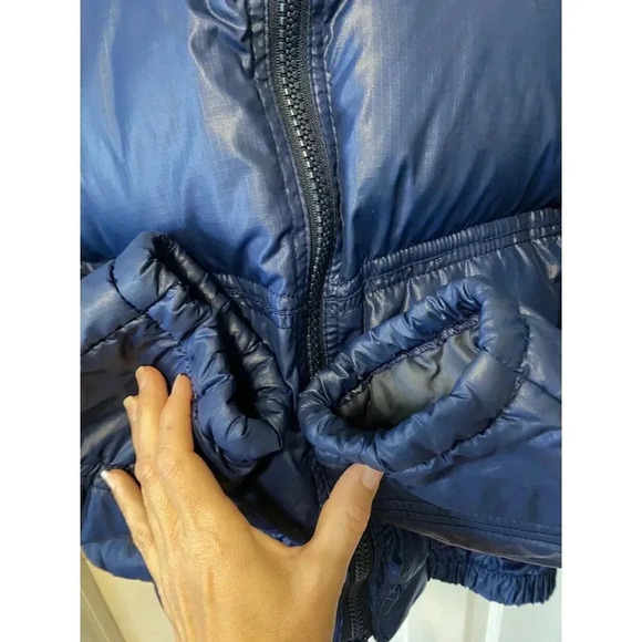 Men's Blue Puffer Jacket - Picture 7 of 16